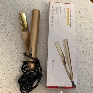 2 in 1 Hair Curling Iron Hair Straightener